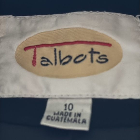 Talbots Sz 10 black camel hair single front pea coat - Picture 7 of 10